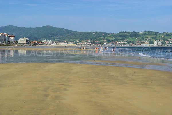 Photo of the Beach of Hendaye in France