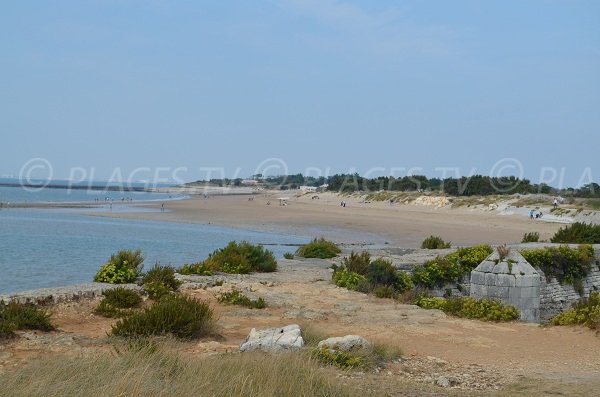 Large beach on the island of Aix (the southernmost part)