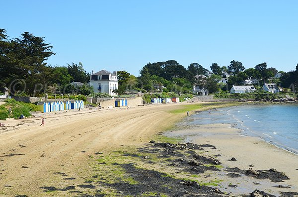 Plage de l'Ile aux Moines à proximité du port