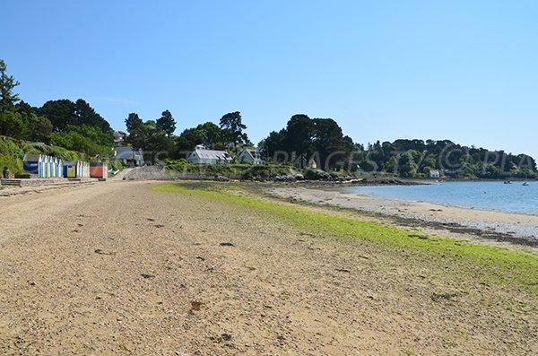 Plage où l'on peut se baigner sur l'Ile aux moines