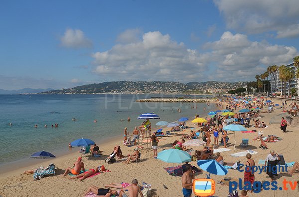 Plage gratuite à Juan les Pins