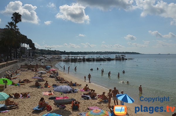 Öffentlicher Strand in Juan les Pins