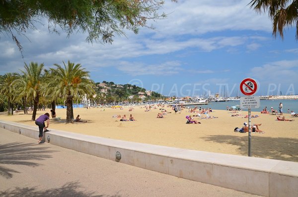 Passeggiata pedonale -  Grande Plage - Lavandou - Francia