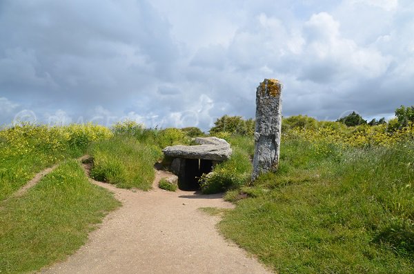 menhir Les Pierres-Plates in Locmariaquer - Brittany