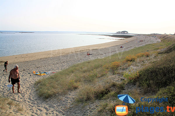 Jolie plage de sable fin