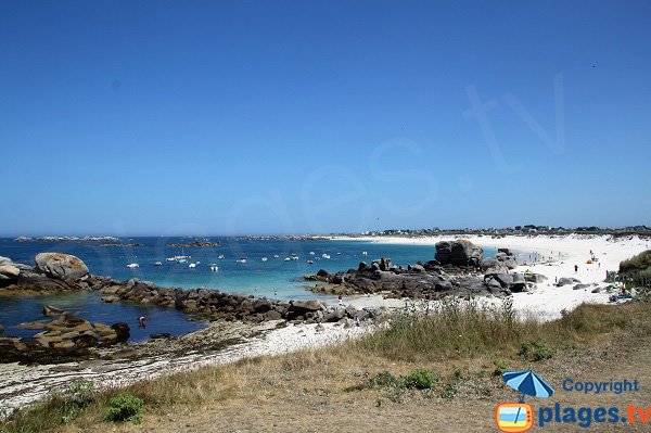 Großer Strand von Ménéham in Kerlouan