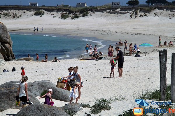 Dune della Grande Spiaggia di Ménéham a Kerlouan - Bretagna