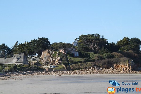 Environnement de la plage de Primel-Trégastel