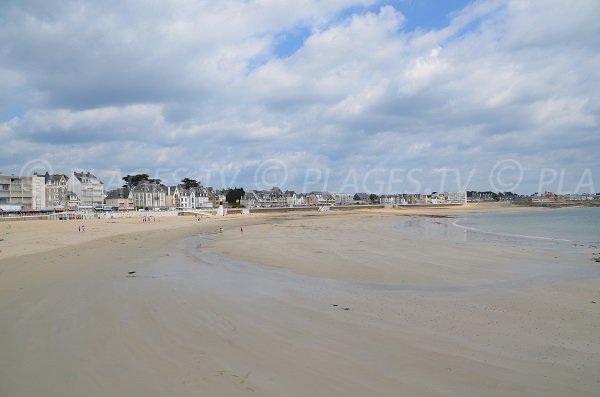 Main beach of Quiberon in France