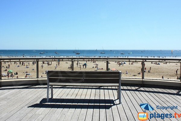 Beach in Sables d'Olonne center