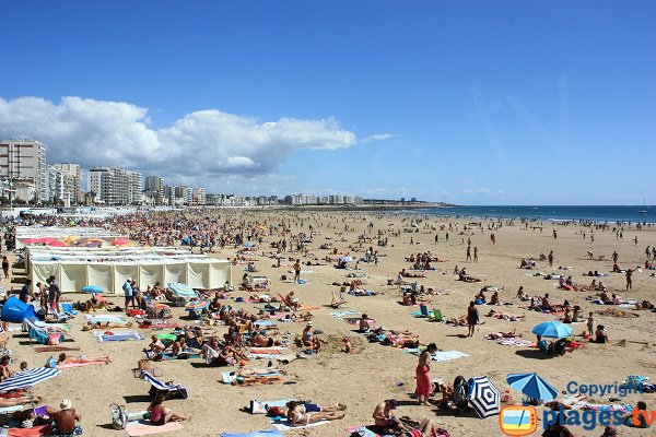 Plage principale des Sables d'Olonne