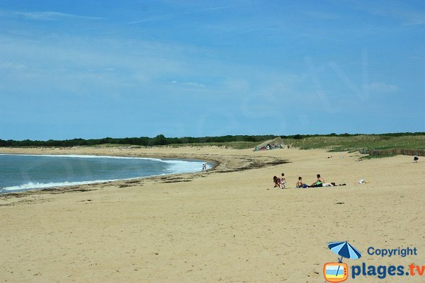 Photo de la grande plage de Sion