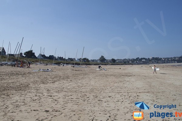 Nautical center in the main beach of Saint Cast le Guildo