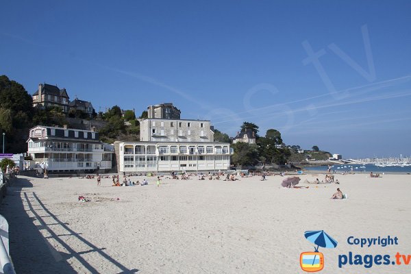 Restaurant on the Grande Plage of St Cast le Guildo