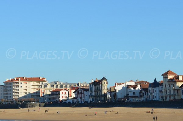 Grande plage de St Jean de Luz - position centrale