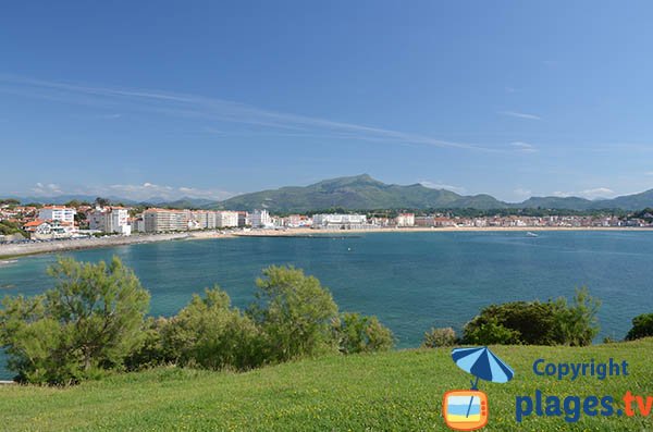 Bay of St Jean de Luz and its beach - France