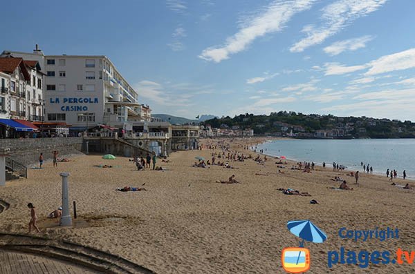 Main beach of Saint Jean de Luz