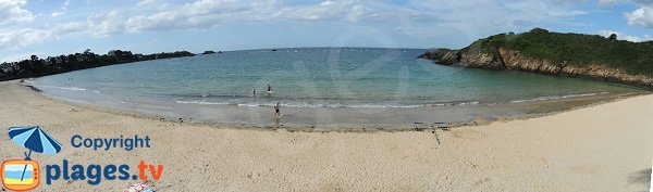 Panorama de la Grande Plage de St Lunaire