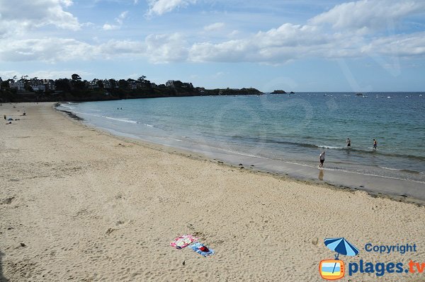 Partie ouest de la Grande Plage de St Lunaire