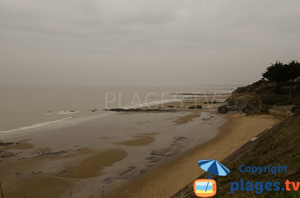 Grande Plage à marée descendante - St Michel Chef Chef