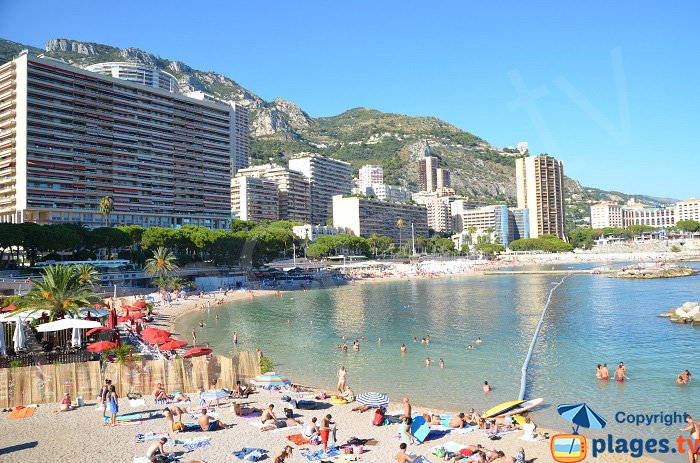 Gravels on the Monaco beaches