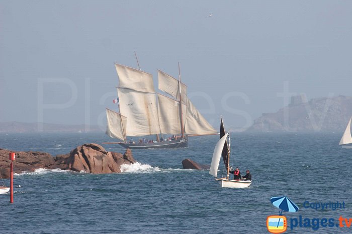 Old boat in Brittany in France