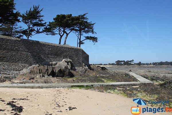 chemin de l'ile Callot de Carantec