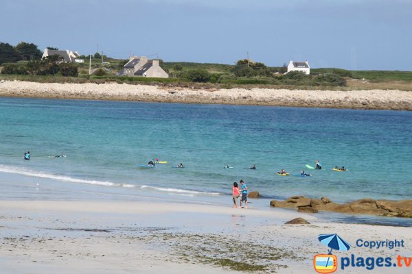 Surfeurs à Plouguerneau