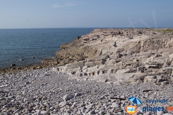 Rochers dans la Grève des Fosses - Fréhel