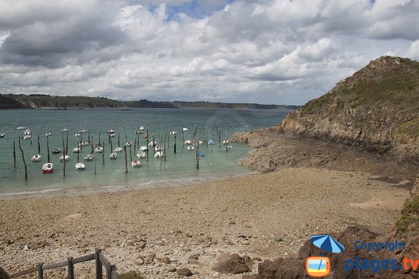 Beach of Gwin Zegal in Plouha - Brittany