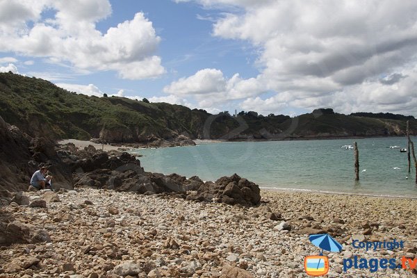 Plage sauvage à Plouha