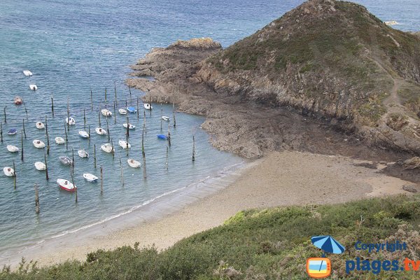 Photo de la plage de Gwin Zegal à Plouha