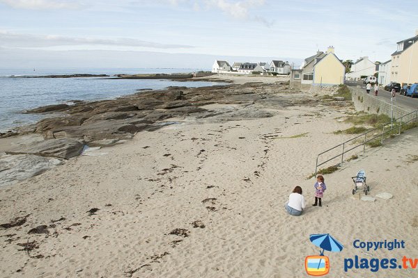 Photo de la plage de la Grève Jaune à Guilvinec en Bretagne