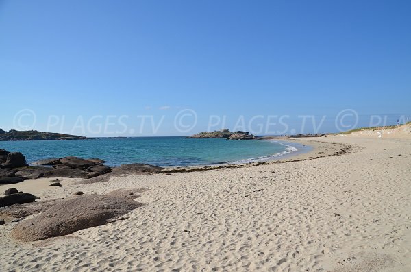 Plage de la Grève Rose à Trégastel