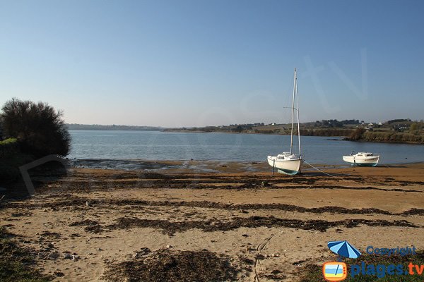 Plage orientée sud à St Pol de Léon