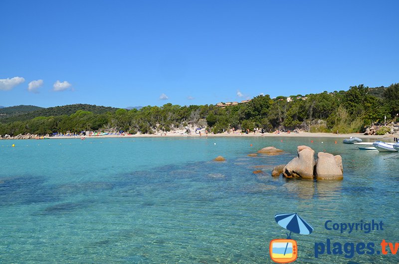 Santa Giulia en Corse : une plage paradisiaque