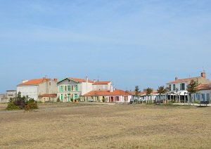 The village of the island of Aix