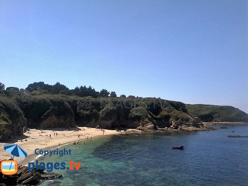 Ile de Groix : une crique sauvage