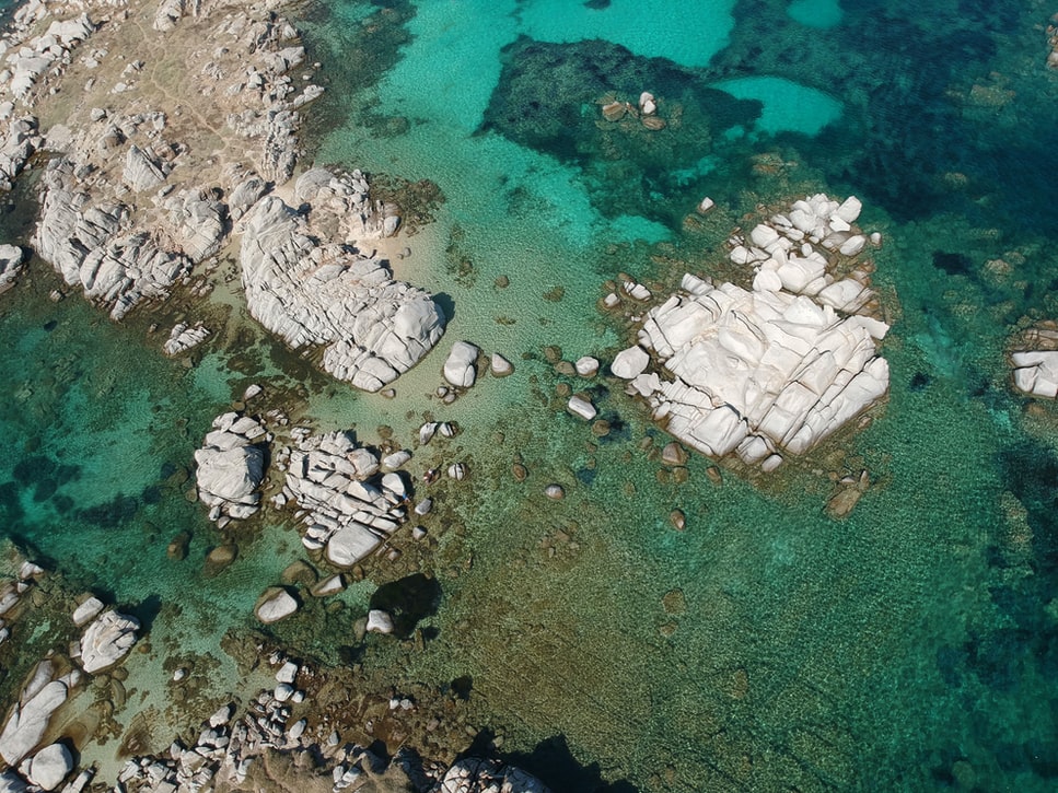 Ile lavezzi vue d'en haut 