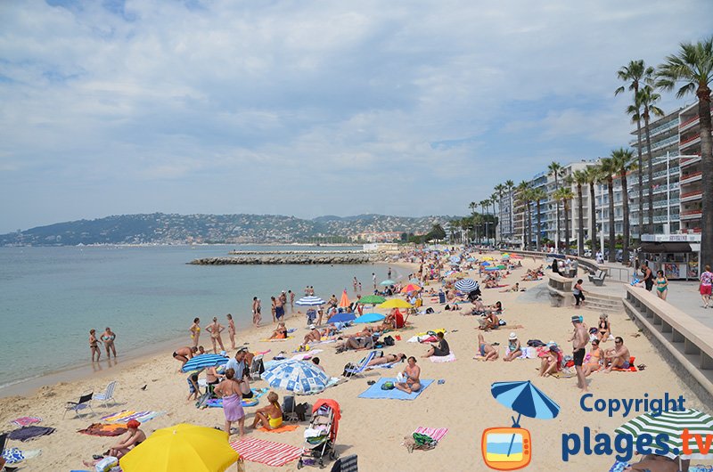 Juan les Pins et sa plage publique