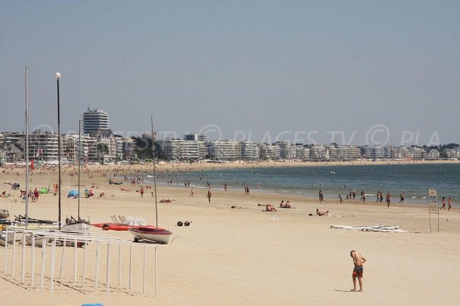 Ampia spiaggia di La Baule: la più grande in tutta Europa