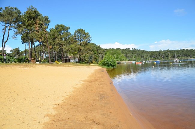 Lake of Lacanau in France