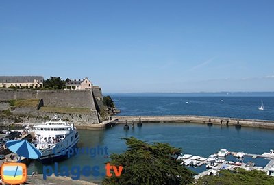 Port and citadel of Le Palais on Belle Ile en Mer