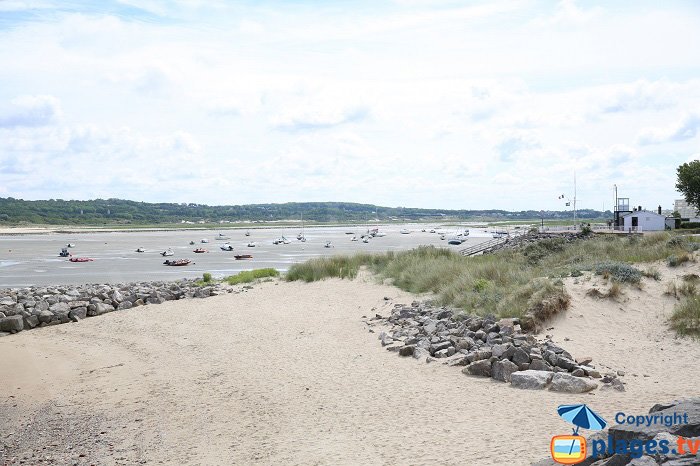 Baie de Canche au niveau du centre nautique - Le Touquet