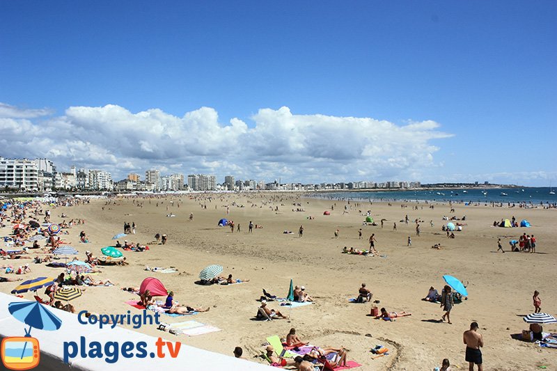 Les Sables d'Olonne : la grande plage