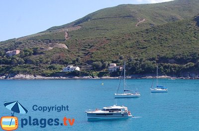 Littoral de Cagnano dans le Cap Corse