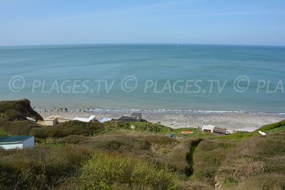 Littoral d'Octeville sur Mer au niveau du site de l'Otan