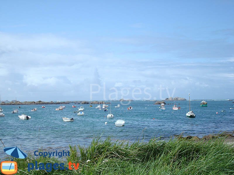 Littoral de Plouguerneau avec ses ilots