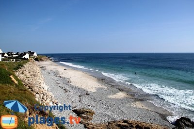 Littoral de Plozévet avec sa plage