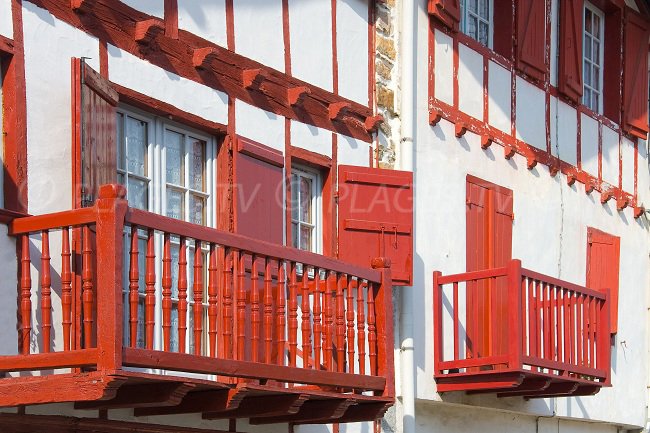 Une maison basque typique à Ainhoa